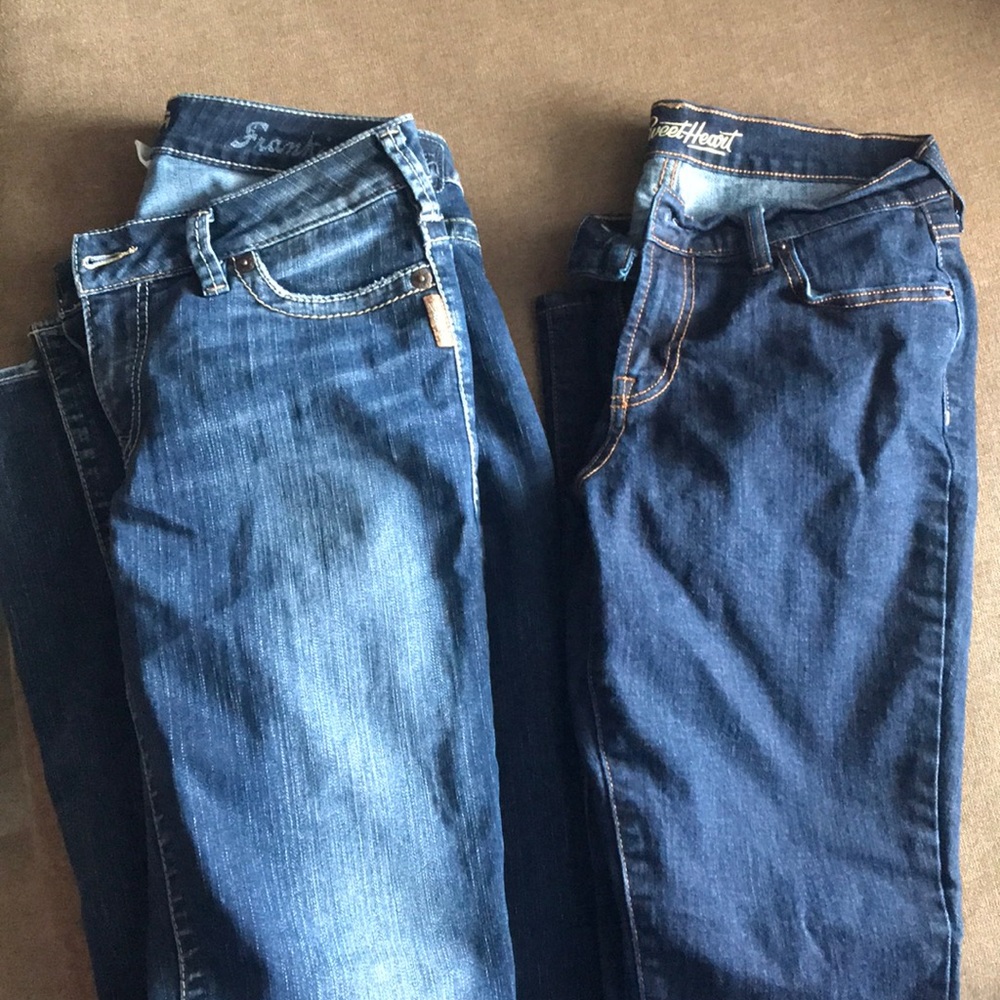 Two pairs of jeans